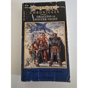 Dragonlance Chronicles Vol 2 Dragons of Winter Night Paperback 1985 1st Printing